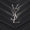 Saint Laurent Matelassé Chain Bag 742920 BOW02 1000 Black 90503907 [P]