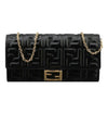 FENDI Baguette Kette Schultertasche Schwarz 8M0498 AAJD F0KUR 76465925 [P]