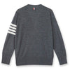 Thom Browne Merino Wool Stitch Cardigan Mid Gray 38051538 [P]