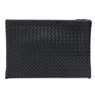 Bottega Veneta Medium Clutch Black 30 × 20 × 1.5 cm (11.8 × 7.9 × 0.6 in) 35472108