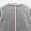 Thom Browne Light Gray Three Stripes Crewneck Sweatshirt 123479502 [P]