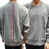 Thom Browne Light Gray Three Stripes Crewneck Sweatshirt 123479502 [P]