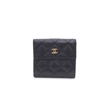 CHANEL キャビア ゴールド CC フラップ レディース 財布 A48980 152749634