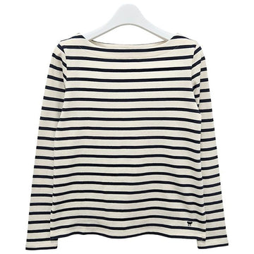 WEEKEND MAX MARA ERASMO Streifen Segel Langarmshirt Ecru Blau (2615941021600 001) 152750330