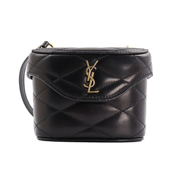 SAINT LAURENT モノグラムキルティングマイクロボックスチェーンストラップクロスバッグ 152750530