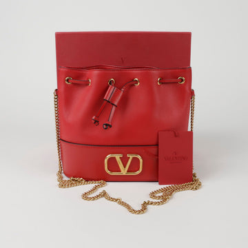 VALENTINO ロゴ バケット チェーン ショルダー クロスバッグ 152325079