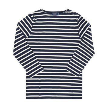 Saint James 2066 MARINE ECRU Long Sleeve T-Shirt 148730700 [P]