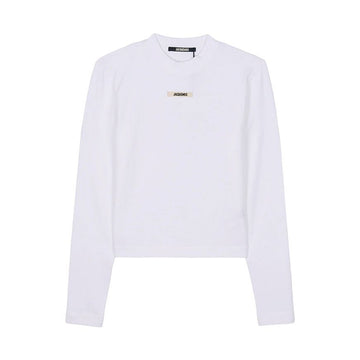 JACQUEMUS 女性用グログランロングスリーブTシャツ 152756607