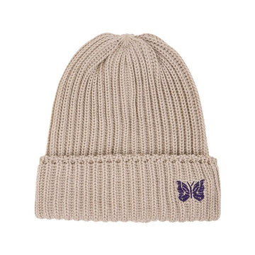 NEEDLES Mütze aus Merinowolle beige FW25 152756660