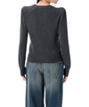 ISABEL MARANT Cotton Sweater 25FW Anthracite 151059618 [P]