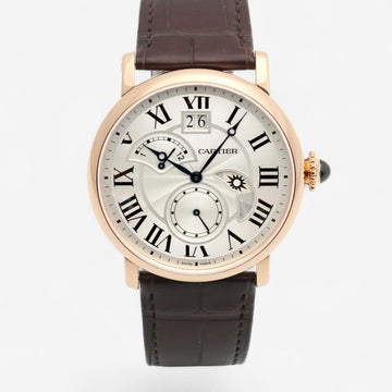 CARTIER Ronde de Uhr 42 Pinkgold W1556240 Retrograde Sekunde Große Datumsanzeige Herrenuhr Automatik 2022 152781998