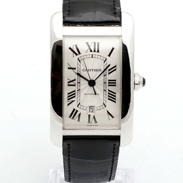 CARTIER Tank Amerikanisch Männer XL Weißgold Uhr W2609956 52mm 2009 152782001