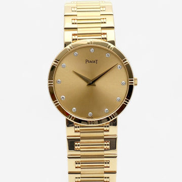 PIAGET Altiplano Dancer Herren Armbanduhr Gold 84023 Medium 32 Langgröße 18K Gold Diamant Quarz 1990er 152782099