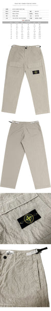 STONE ISLAND Wappen-Patch Corduroy-Hose Lichtgrau 3100025 S0229 V0061 144144258 [P]
