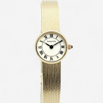 Tiffany & Co Vintage 18 Mini Size 14K Women's Gold Watch 1983 152783357