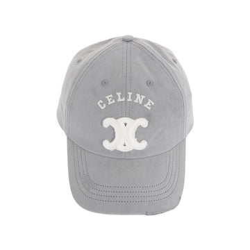 CELINE 25FW AA0AG0G07 GBN2 トリオンフ ギャバジン フェイデッド キャップ 150740232