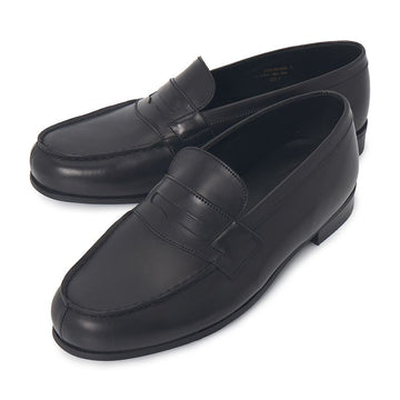 J.M. Weston Lightweight Men's Loafers 1141FRY1809W E BLACK (Wide Fit E) 152789844 [P]