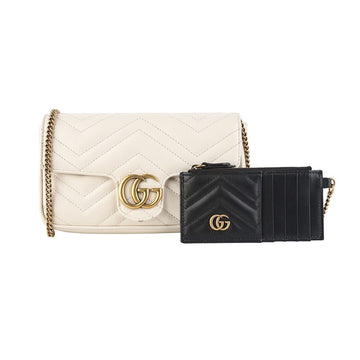 GUCCI GG Marmont Kartenetui Geldbörse Ketten-Crossbody 36682K 152795243