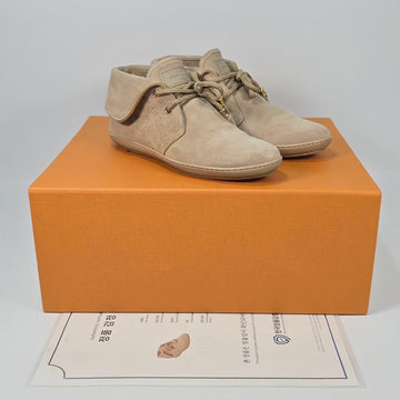 LOUIS VUITTON スエードモカシンブーツ (230) 152795902