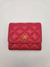 CHANEL Herz Geldbörse Hot Pink (AP3292) 152800198 [P]