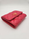 CHANEL Herz Geldbörse Hot Pink (AP3292) 152800198 [P]