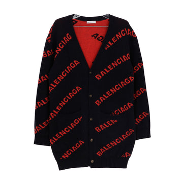 BALENCIAGA ロゴプリントカーディガン Mサイズ 152543698