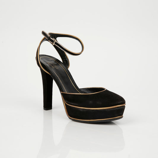 GUCCI Stiletto mit Riemen 37 152597820 [P]