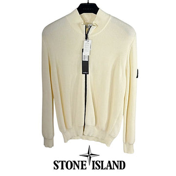 STONE ISLAND ワッペンニットジップアップ 7615551D8 V0099 149541697