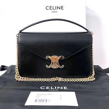 CELINE チェーン財布バッグ ブラック 152812494