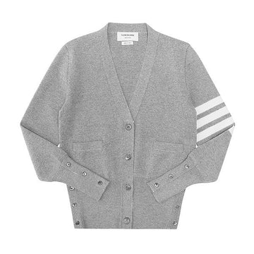 THOM BROWNE 4-Bahnen-Streifen V-Ausschnitt Damen Cardigan 00014 055 146958389