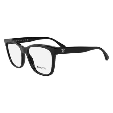 CHANEL Square Lettering Glasses CH3392 A75208 C501 Black 130347470