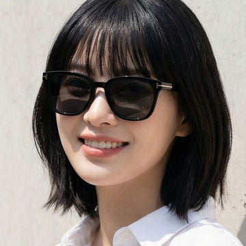 TOM FORD Sonnenbrille TF1213 01D polarisierte Luxus quadratisch schwarz Kunststoff 139988400