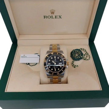 Rolex Submariner Yellow Gold 18K Black Combination Black Dial Men's Watch 116613LN 152832945