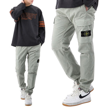 STONE ISLAND カモフラージュカーゴパンツ 152834156