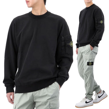 Stone Island Lucky Chance Patch Cotton Sweatshirt 152834225