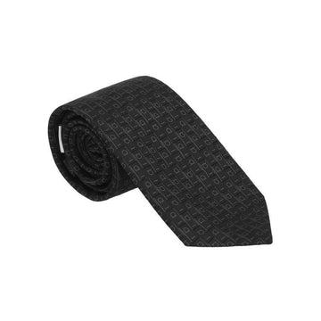 SALVATORE FERRAGAMO モノグラムジャカードプリントシルクネクタイ 152196737