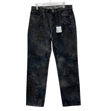 Louis Vuitton Regular Fit Spray Monogram Jeans 34 152834958