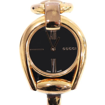 GUCCI 28MM Rose Gold PVD Quarz Pferdebit Armbanduhr für Damen 152836436