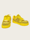 LOUIS VUITTON X Pharrell Gelb Swarovski Trainer Maxi Sneaker 152836522 [P]