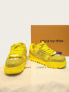 LOUIS VUITTON X Pharrell Gelb Swarovski Trainer Maxi Sneaker 152836522 [P]