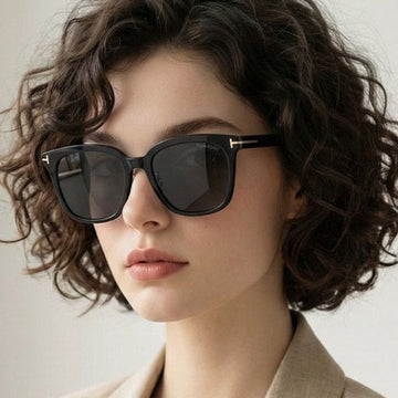 TOM FORD Sonnenbrille TF1245 K 20A Asiatische Passform Unisex Luxus Hornrahmen Schwarz 150696388