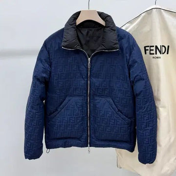 FENDI FF Logo Monogram Wende-Paddingjacke 48 150590308