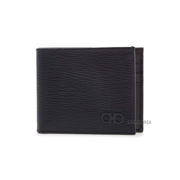 SALVATORE FERRAGAMO 66 A064 NERO DARK RAIN 0733314 SS26 Herren Ganjiini Geldbörse 152837375