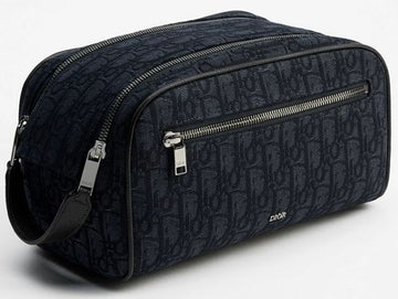 DIOR Toiletry Bag Schwarz Oblique Jacquard 2ESCA494YKY_H03E 152837404