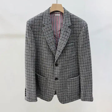 Thom Browne Classic Check Pattern Wool Blazer Jacket 152837943