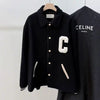 CELINE ウールテディベースボールバスティジャケットフルパッケージ 152838044 [P]