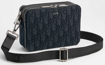 Dior Zipper Pouch Black Oblique Jacquard 2OBBC119YSE_H03E 152838086
