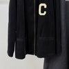 CELINE Paris Patch Corduroy Padded Jacket Full Set 152839246 [P]