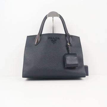 Prada Saffiano Monochrome Tote and Shoulder Bag 1BA155 152840765