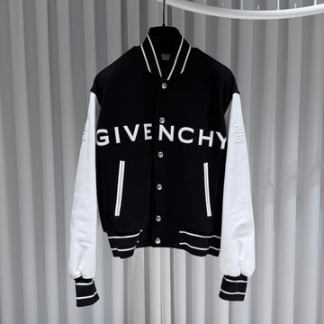 Givenchy (A+/48) / College Varsity Jacket Black White 152843685
